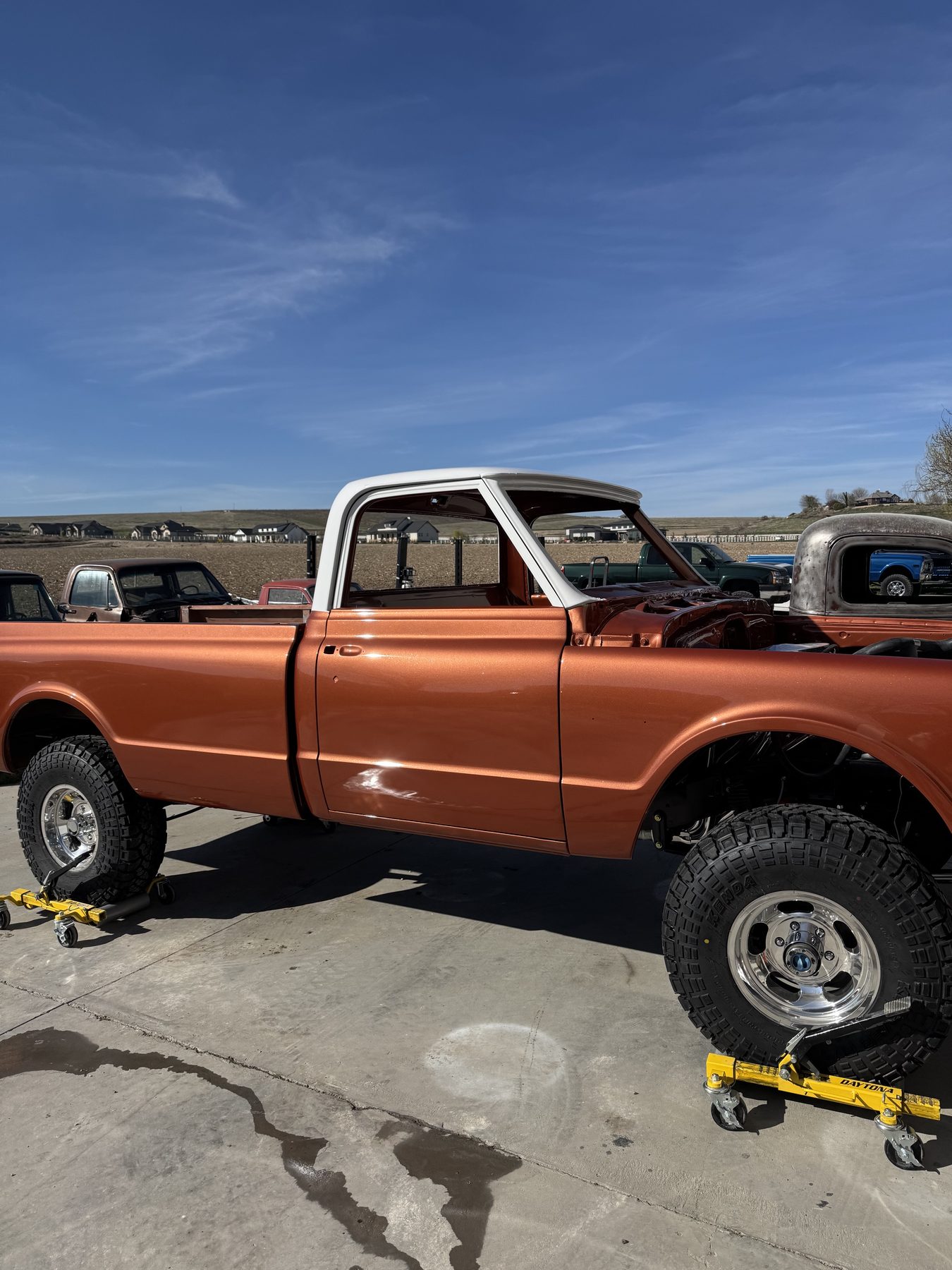 Steve's 1972 K10 customer build at Lakeside Rods & Repair in Idaho